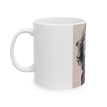 Julie Newmar #339 (Vintage Female Icon) White Coffee Mug-Go Mug Yourself