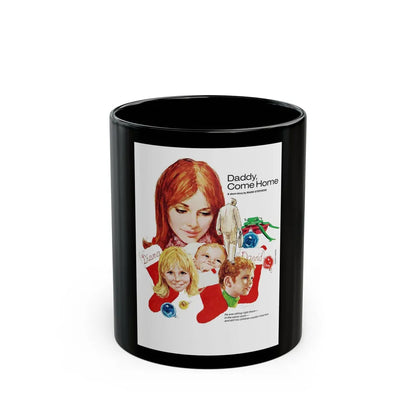 Daddy, Come Home, Woman's Day, December 1972 - Black Coffee Mug-11oz-Go Mug Yourself