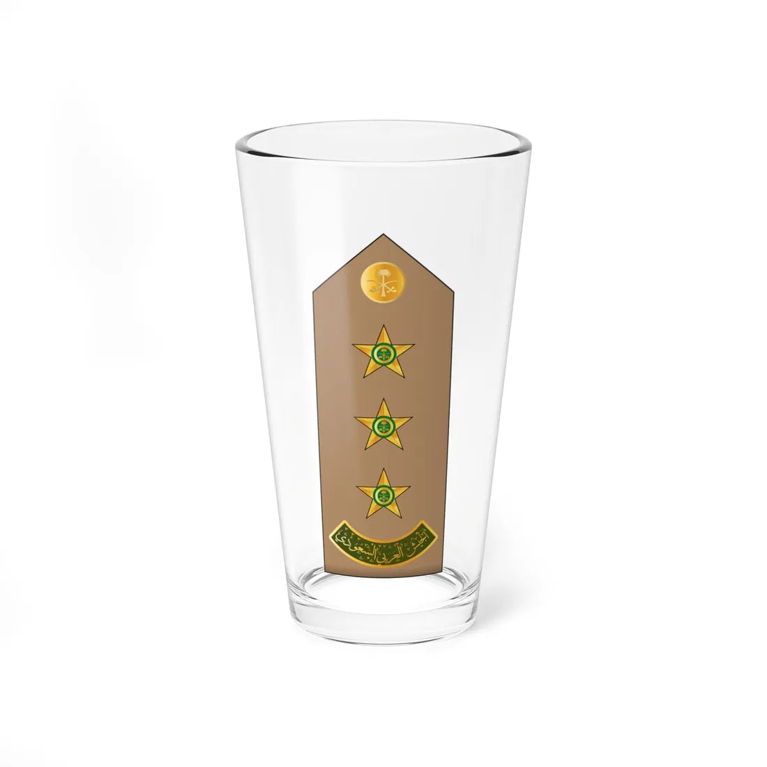 11.RSA CAPT (Saudi Arabia) (Military Rank) Pint Glass 16oz 16oz - Go Mug Yourself