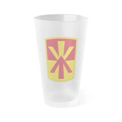 11th Air Defense Artillery Brigade (U.S. Army) Frosted Pint Glass 16oz Default Title - Go Mug Yourself