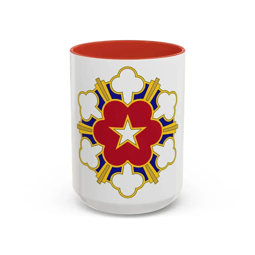 11th Air Defense Artillery Brigade v2 (U.S. Army) Accent Coffee Mug 15oz Red - Go Mug Yourself