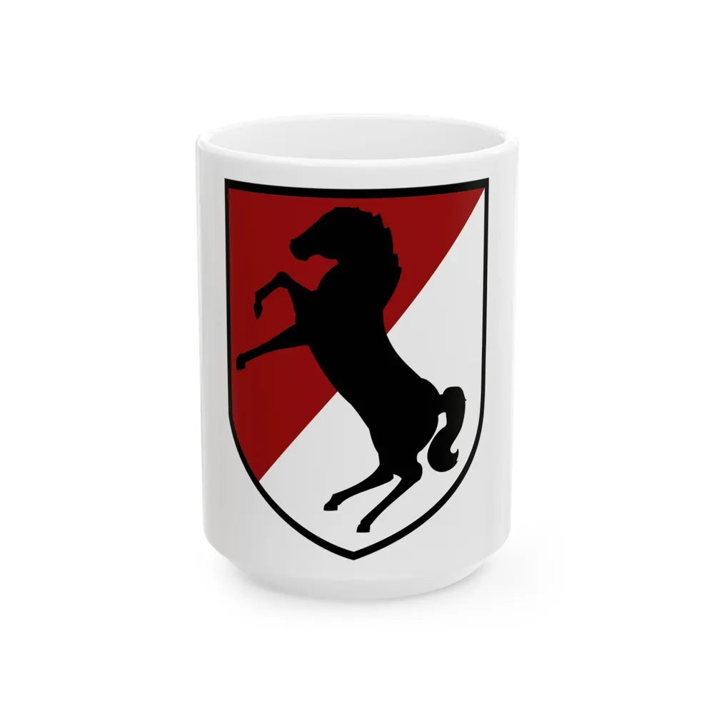 11th Armored Cavalry Regiment (U.S. Army) White Coffee Mug-15oz-Go Mug Yourself