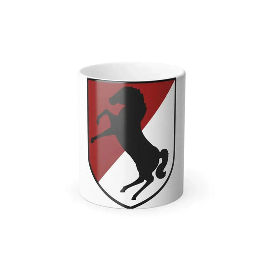 11th Armored Cavalry Regiment (U.S. Army) Color Changing Coffee Mug 11oz - Go Mug Yourself