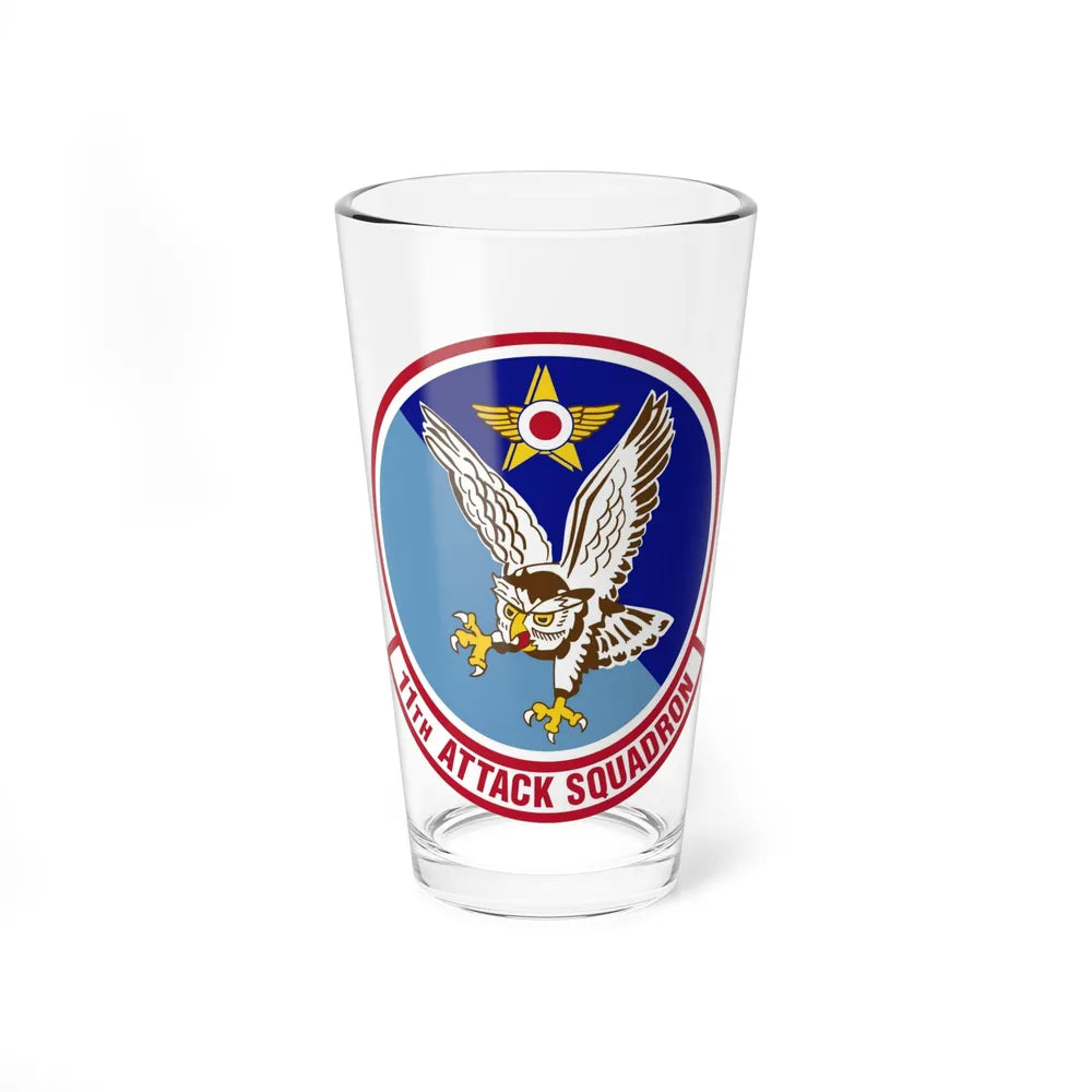 11th Attack Squadron (U.S. Air Force) Pint Glass 16oz-16oz-Go Mug Yourself