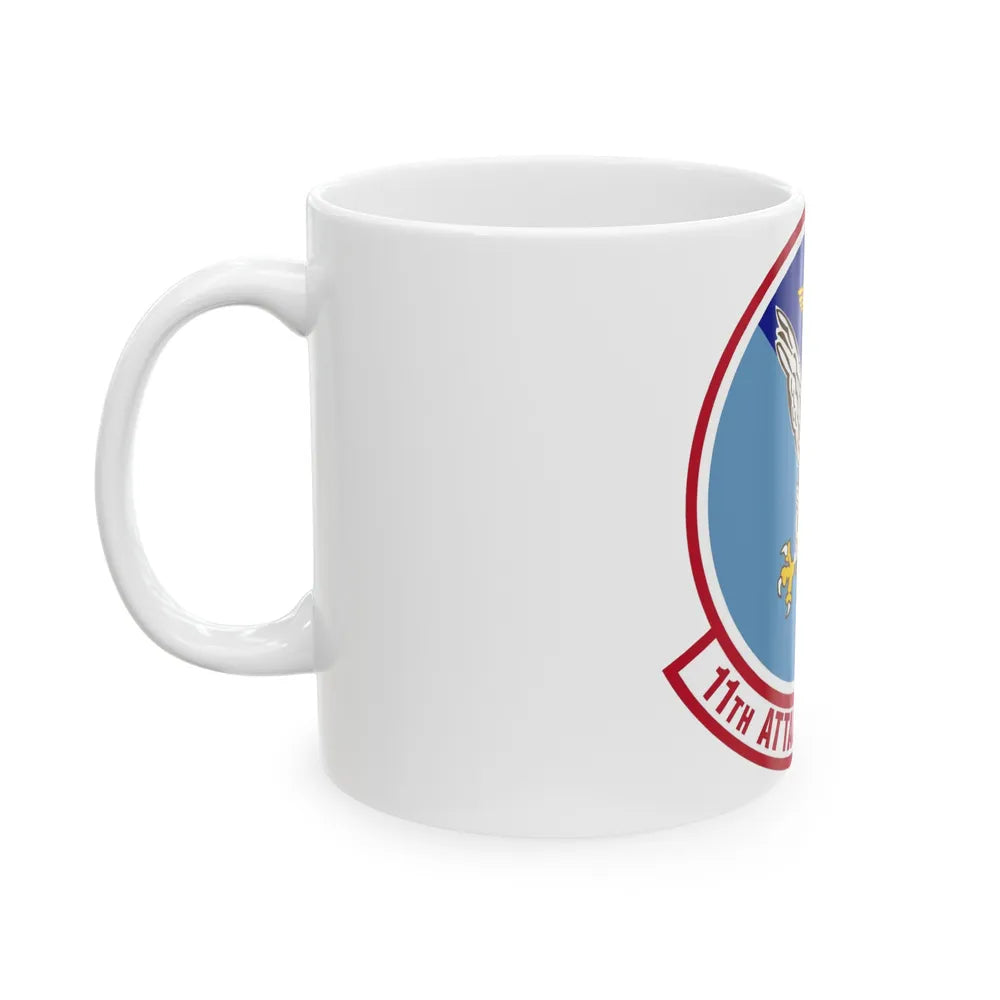 11th Attack Squadron (U.S. Air Force) White Coffee Mug-Go Mug Yourself