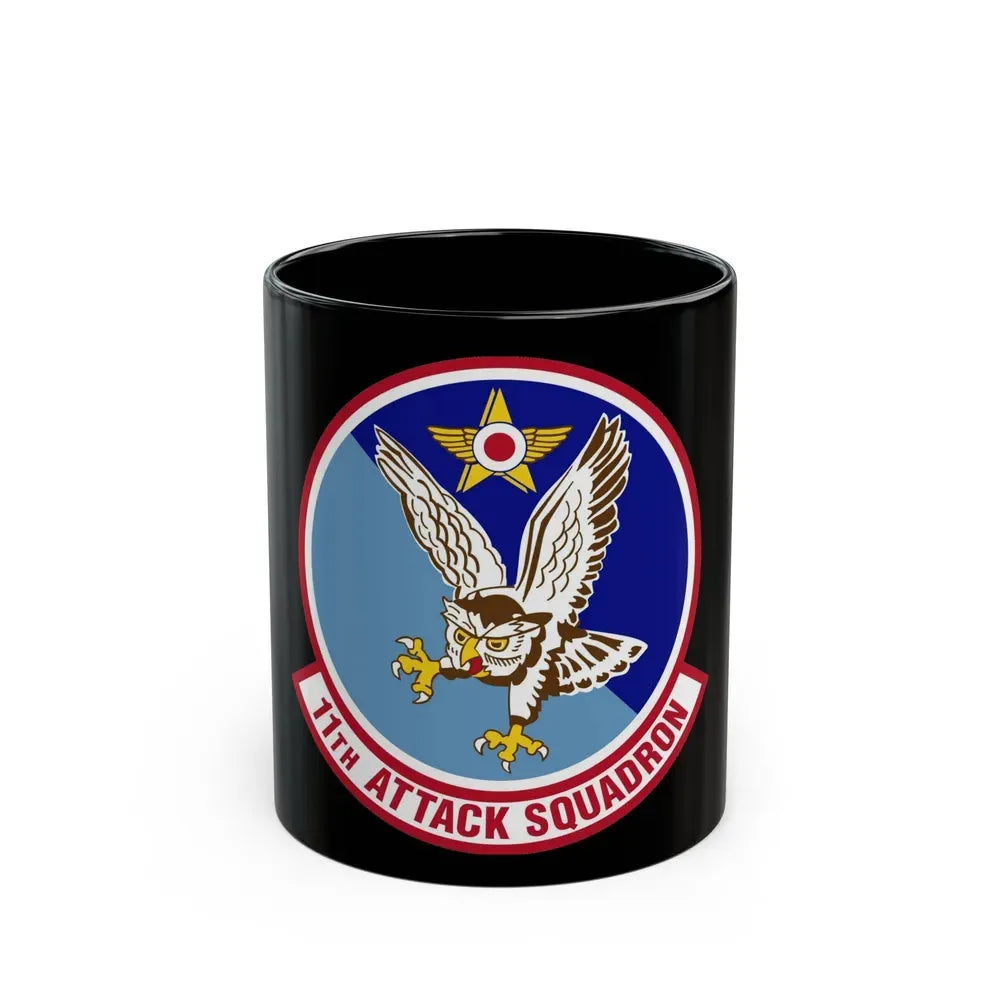11th Attack Squadron (U.S. Air Force) Black Coffee Mug 11oz - Go Mug Yourself