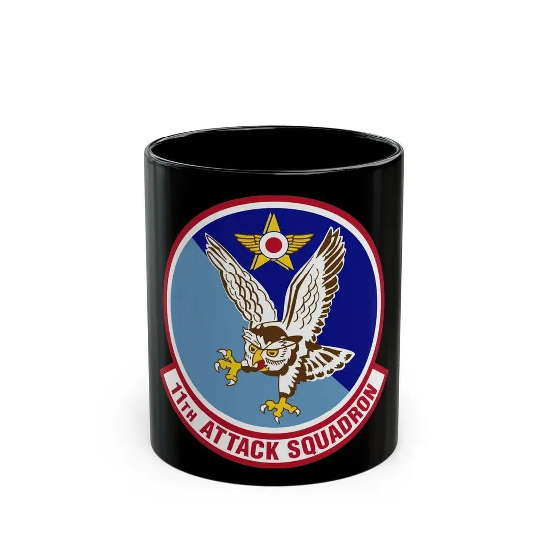 11th Attack Squadron (U.S. Air Force) Black Coffee Mug 11oz - Go Mug Yourself