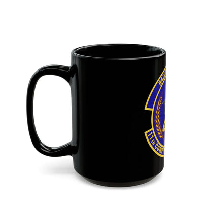 11th Comptroller Squadron (U.S. Air Force) Black Coffee Mug-Go Mug Yourself