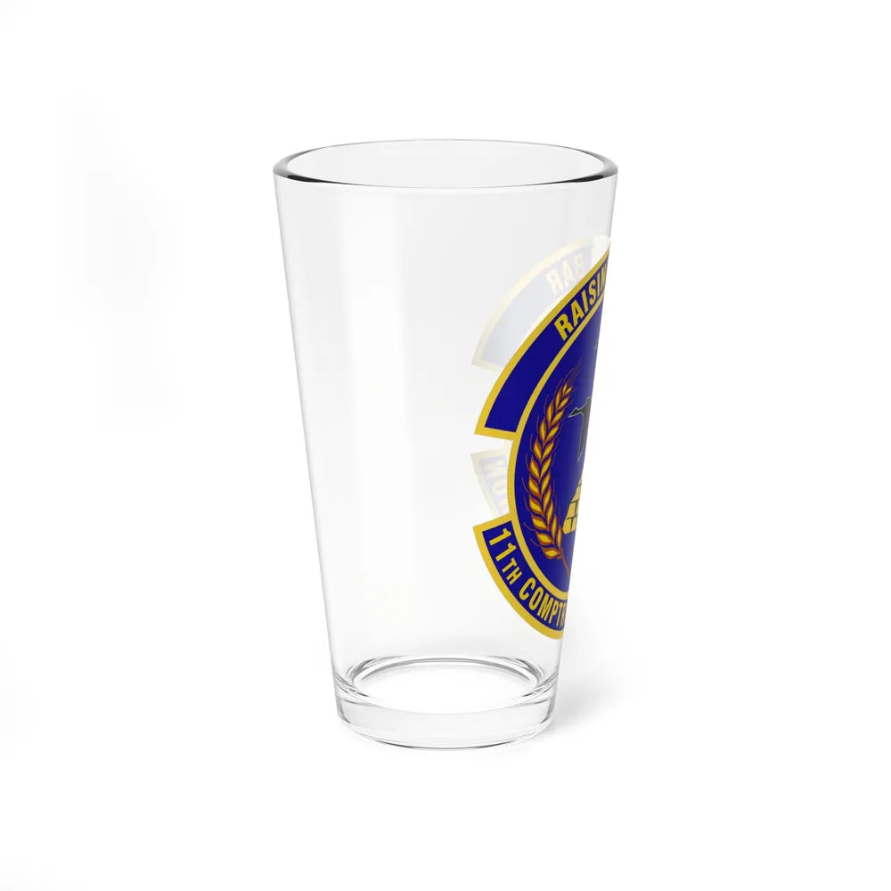 11th Comptroller Squadron (U.S. Air Force) Pint Glass 16oz-Go Mug Yourself