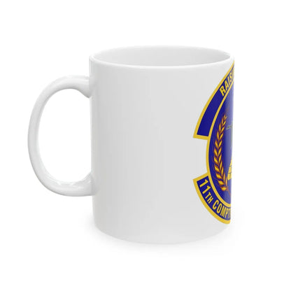 11th Comptroller Squadron (U.S. Air Force) White Coffee Mug-Go Mug Yourself