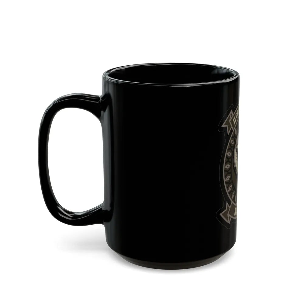 11th DENCO DET Mamushi (U.S. Navy) Black Coffee Mug-Go Mug Yourself