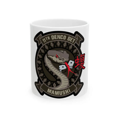 11th DENCO DET Mamushi (U.S. Navy) White Coffee Mug-11oz-Go Mug Yourself