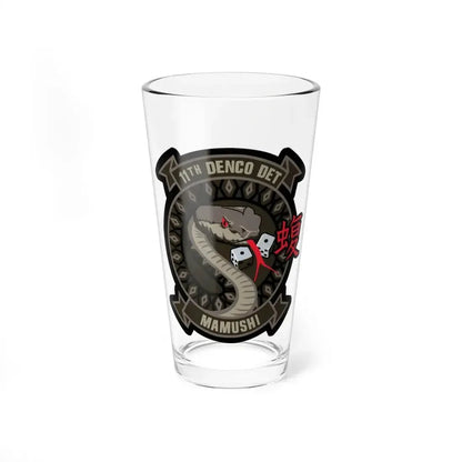 11th DENCO DET Mamushi (U.S. Navy) Pint Glass 16oz - Go Mug Yourself