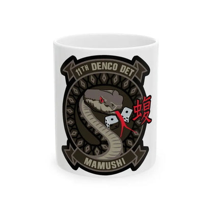 11th DENCO DET Mamushi (U.S. Navy) White Coffee Mug 11oz - Go Mug Yourself