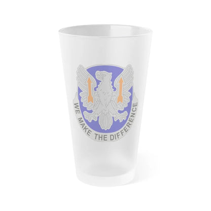 11th Expeditionary Combat Aviation Brigade v2 (U.S. Army) Frosted Pint Glass 16oz-Go Mug Yourself