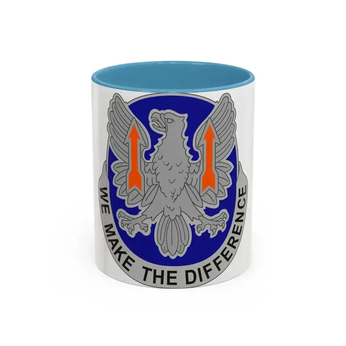 11th Expeditionary Combat Aviation Brigade v2 (U.S. Army) Accent Coffee Mug 11oz Light Blue - Go Mug Yourself