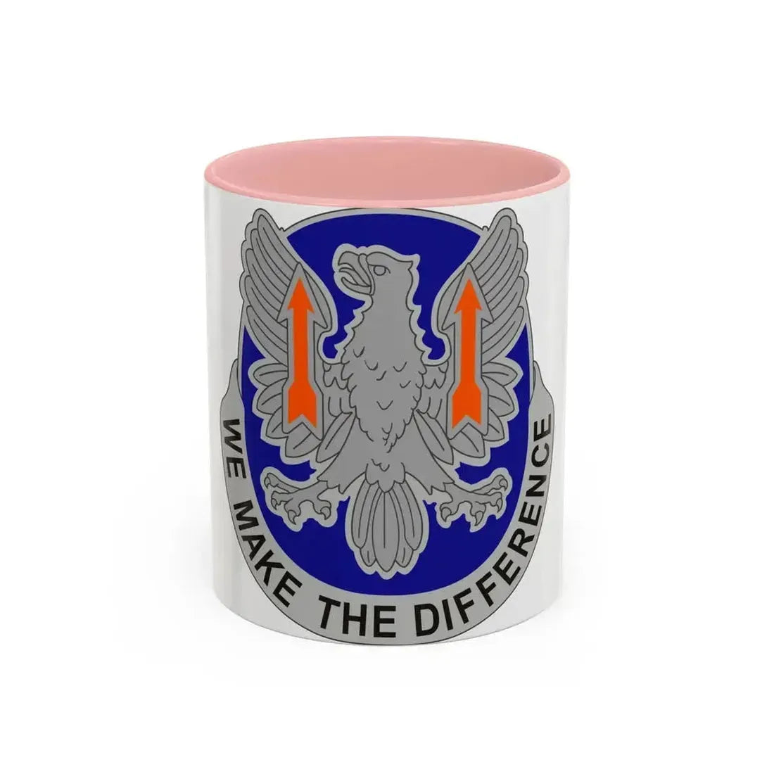 11th Expeditionary Combat Aviation Brigade v2 (U.S. Army) Accent Coffee Mug 11oz Pink - Go Mug Yourself