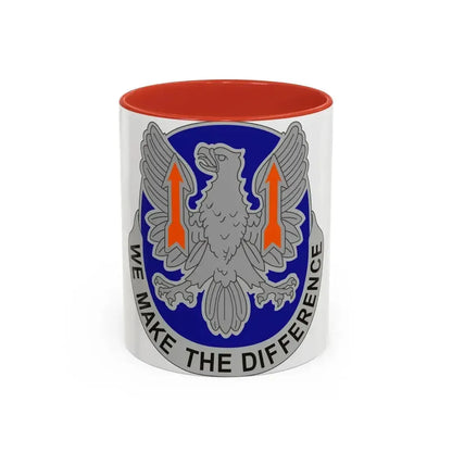 11th Expeditionary Combat Aviation Brigade v2 (U.S. Army) Accent Coffee Mug 11oz Red - Go Mug Yourself