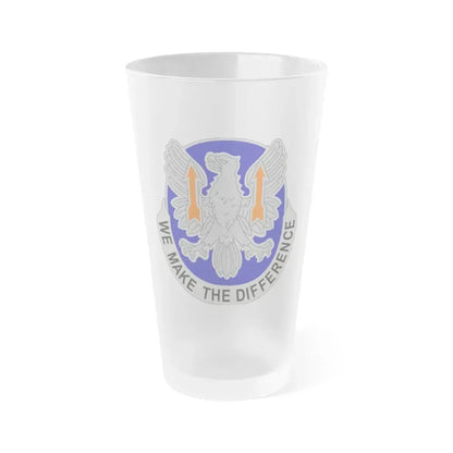 11th Expeditionary Combat Aviation Brigade v2 (U.S. Army) Frosted Pint Glass 16oz Default Title - Go Mug Yourself