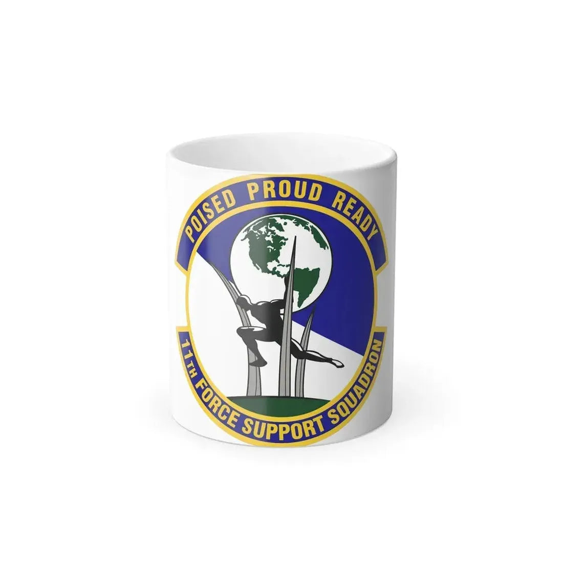 11th Force Support Squadron (U.S. Air Force) Color Changing Coffee Mug 11oz - Go Mug Yourself