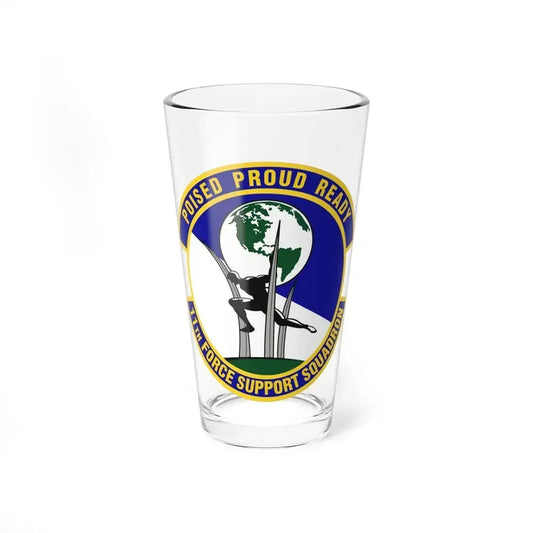 11th Force Support Squadron (U.S. Air Force) Pint Glass 16oz 16oz - Go Mug Yourself