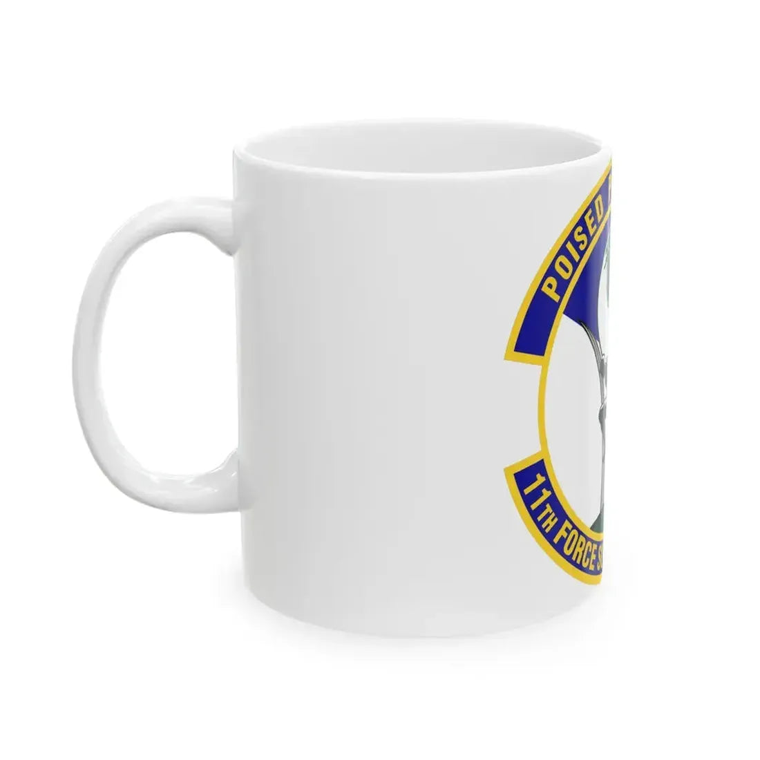 11th Force Support Squadron (U.S. Air Force) White Coffee Mug - Go Mug Yourself
