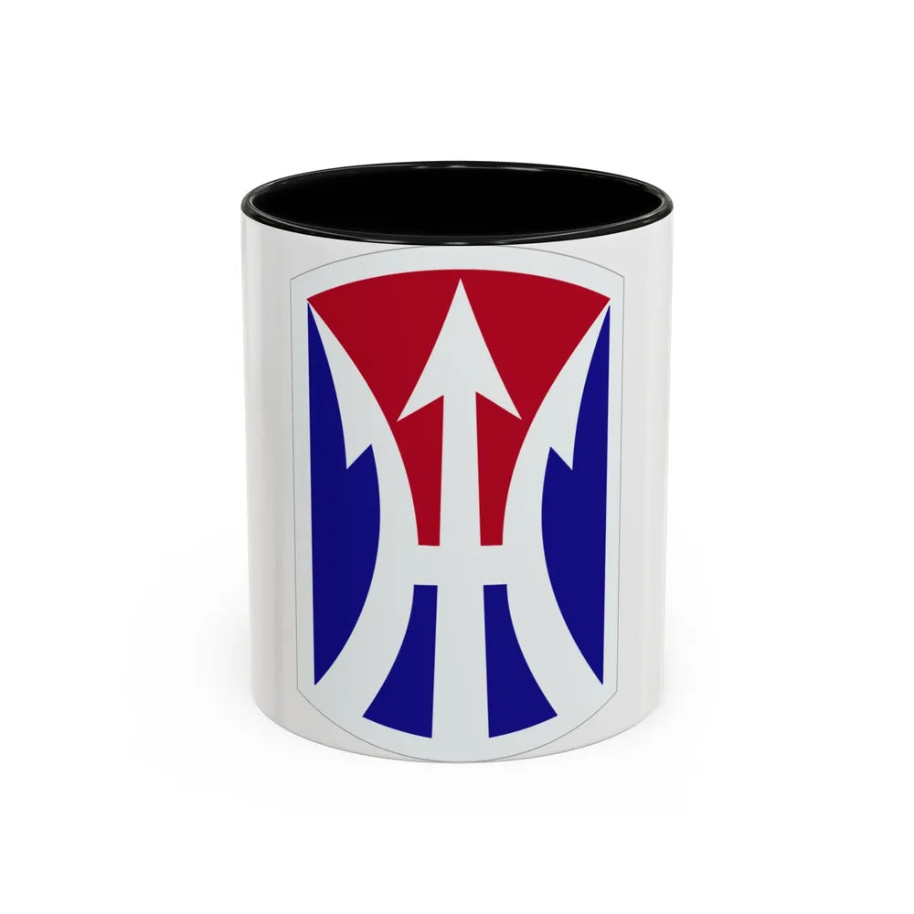 11TH INFANTRY BRIGADE (U.S. Army) Accent Coffee Mug-11oz-Black-Go Mug Yourself