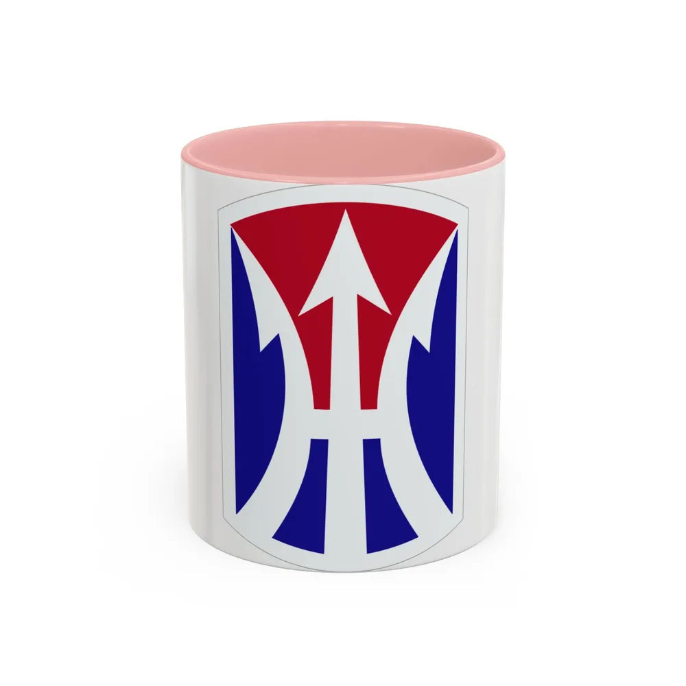 11TH INFANTRY BRIGADE (U.S. Army) Accent Coffee Mug-11oz-Pink-Go Mug Yourself