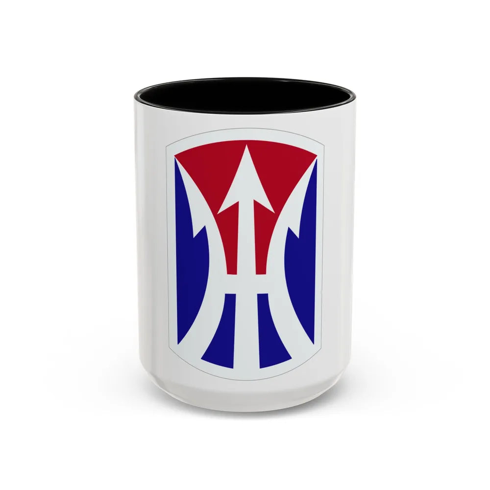 11TH INFANTRY BRIGADE (U.S. Army) Accent Coffee Mug-15oz-Black-Go Mug Yourself