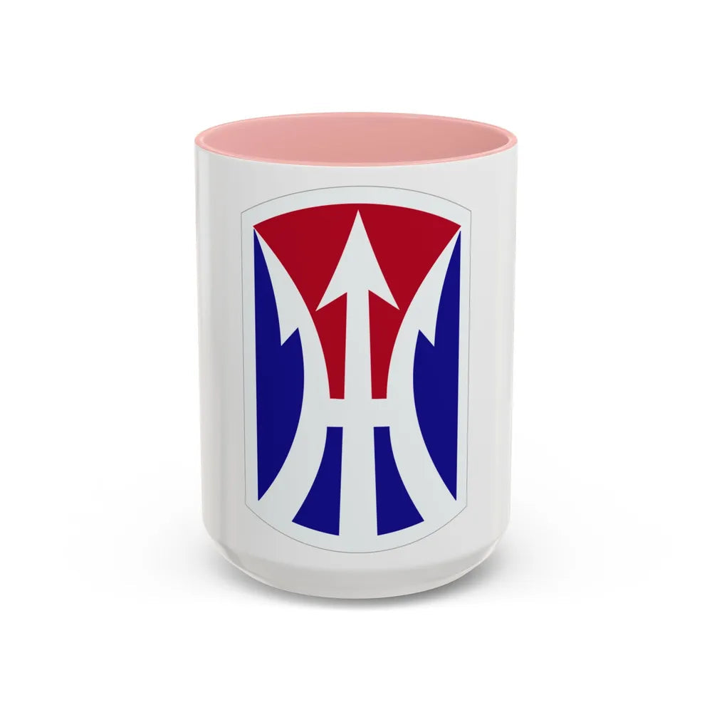 11TH INFANTRY BRIGADE (U.S. Army) Accent Coffee Mug-15oz-Pink-Go Mug Yourself