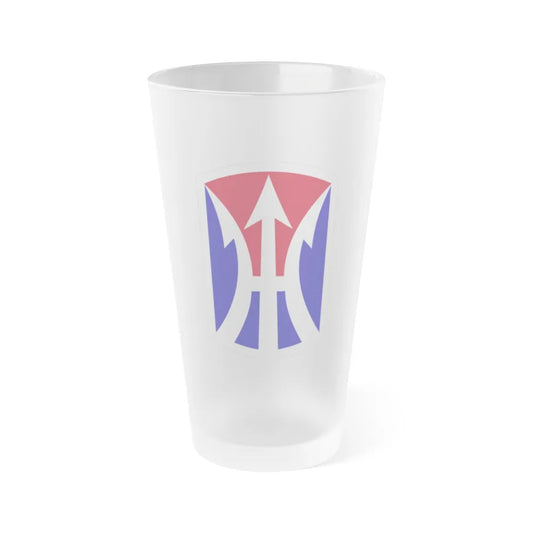 11TH INFANTRY BRIGADE (U.S. Army) Frosted Pint Glass 16oz-Go Mug Yourself