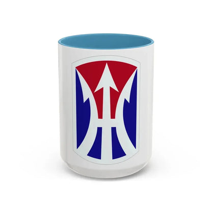 11TH INFANTRY BRIGADE (U.S. Army) Accent Coffee Mug 15oz Light Blue - Go Mug Yourself