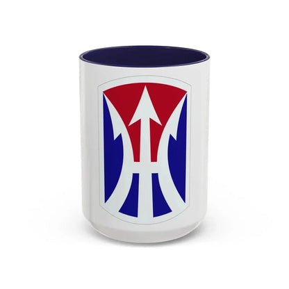 11TH INFANTRY BRIGADE (U.S. Army) Accent Coffee Mug 15oz Navy - Go Mug Yourself