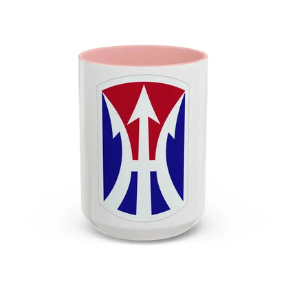 11TH INFANTRY BRIGADE (U.S. Army) Accent Coffee Mug 15oz Pink - Go Mug Yourself