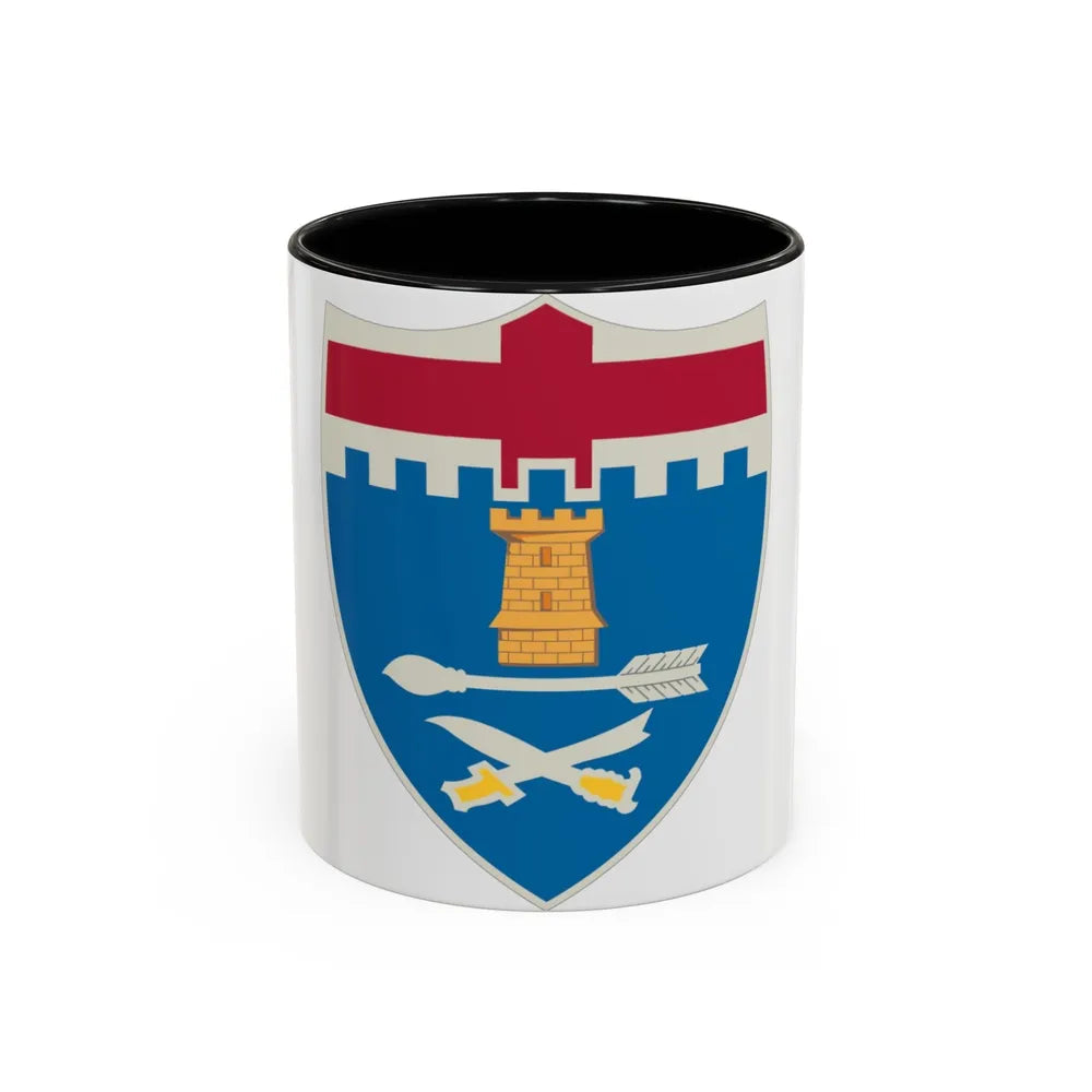 11th Infantry Regiment (U.S. Army) Accent Coffee Mug-11oz-Black-Go Mug Yourself