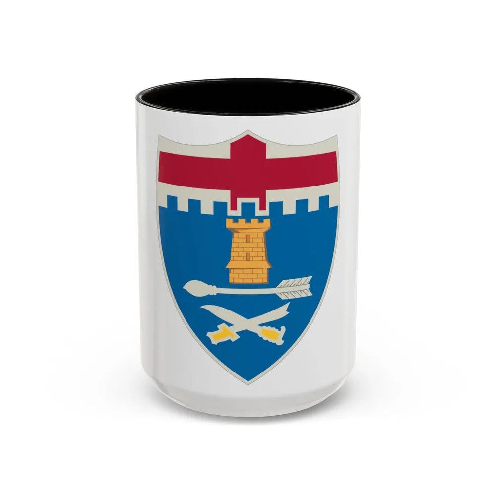 11th Infantry Regiment (U.S. Army) Accent Coffee Mug-15oz-Black-Go Mug Yourself