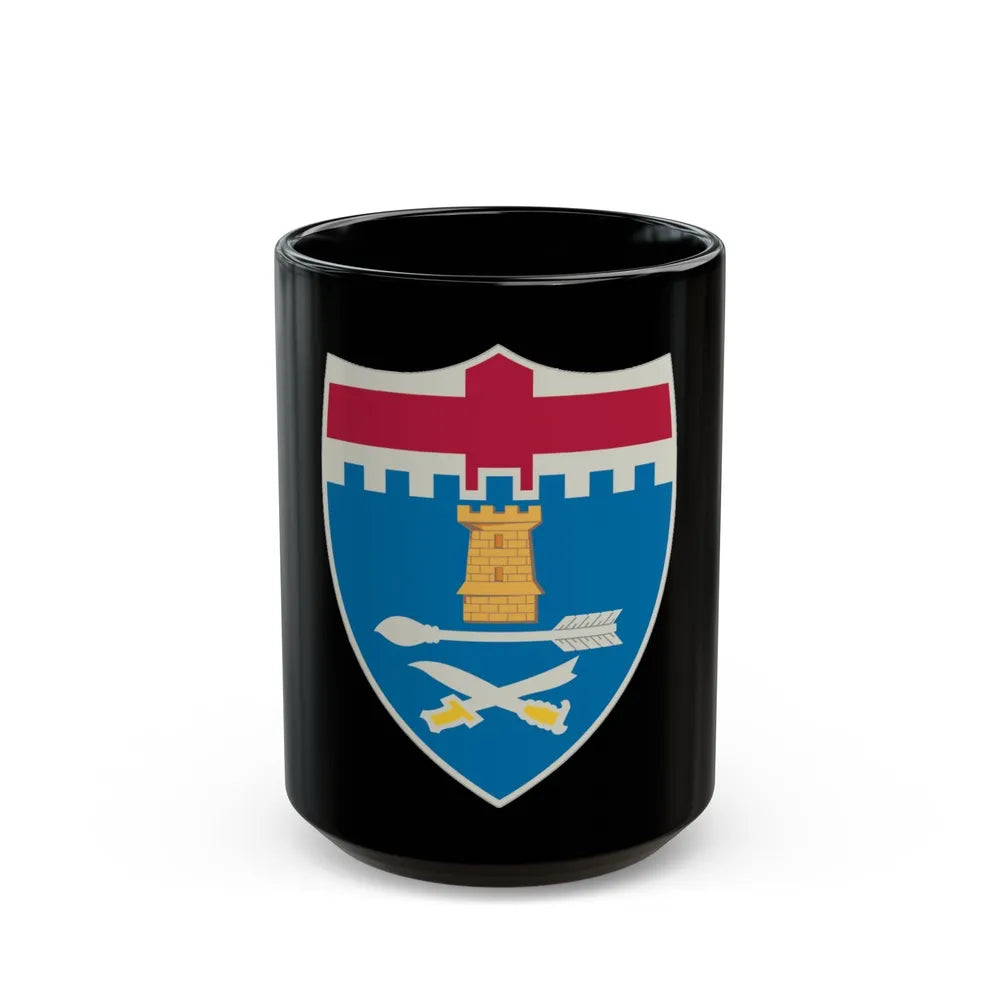 11th Infantry Regiment (U.S. Army) Black Coffee Mug-15oz-Go Mug Yourself