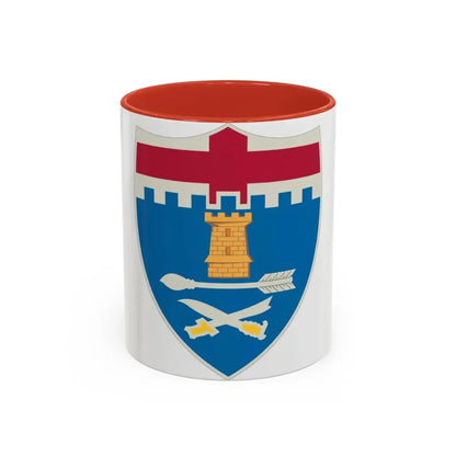 11th Infantry Regiment (U.S. Army) Accent Coffee Mug 11oz Red - Go Mug Yourself