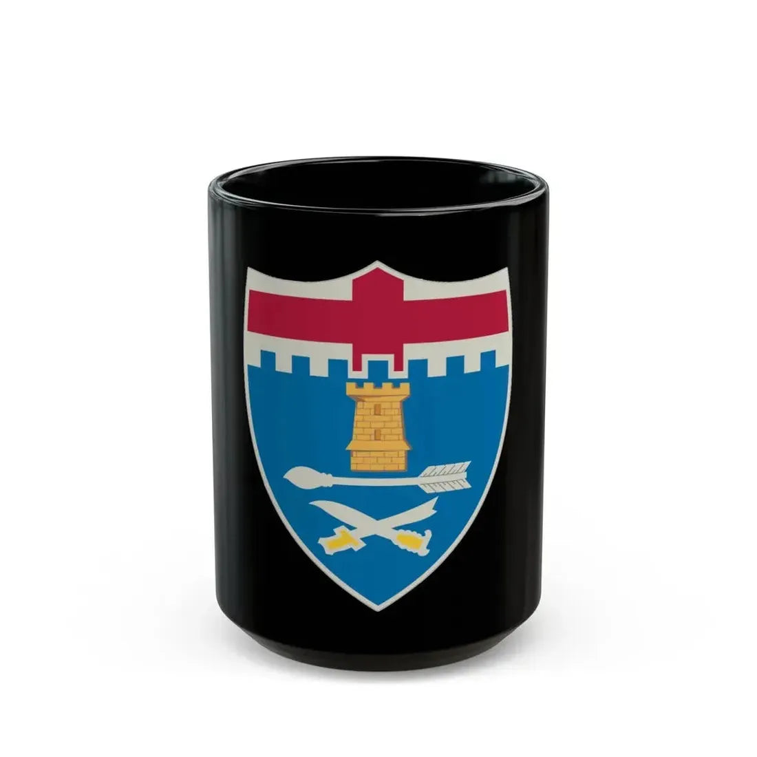 11th Infantry Regiment (U.S. Army) Black Coffee Mug 15oz - Go Mug Yourself