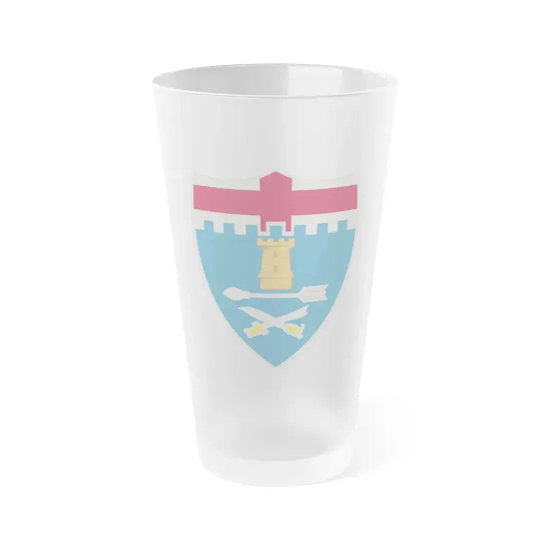 11th Infantry Regiment (U.S. Army) Frosted Pint Glass 16oz Default Title - Go Mug Yourself