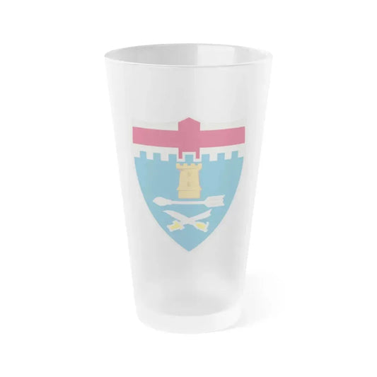 11th Infantry Regiment (U.S. Army) Frosted Pint Glass 16oz Default Title - Go Mug Yourself
