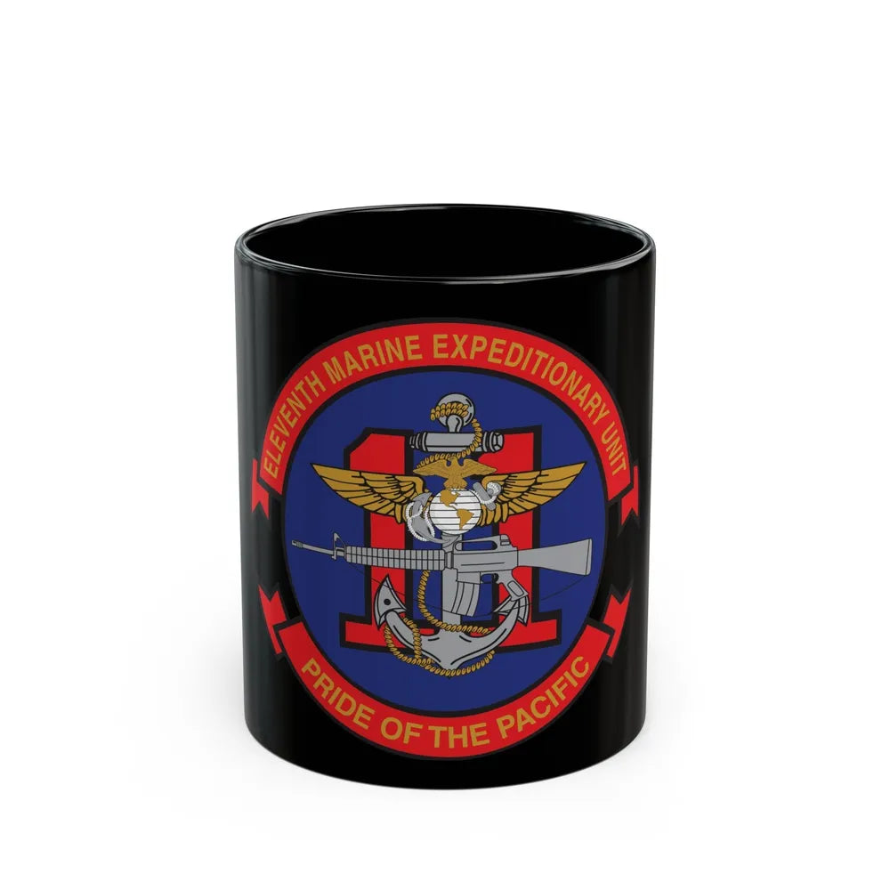 11th MEU (USMC) Black Coffee Mug-11oz-Go Mug Yourself