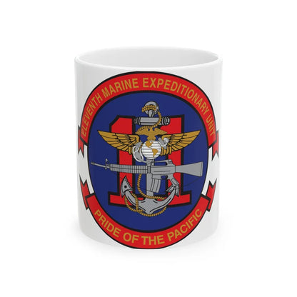 11th MEU (USMC) White Coffee Mug-11oz-Go Mug Yourself