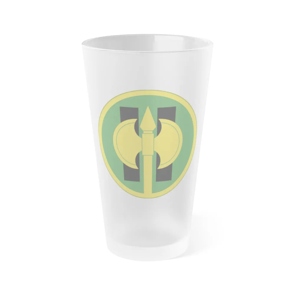 11th Military Police Brigade (U.S. Army) Frosted Pint Glass 16oz-Go Mug Yourself