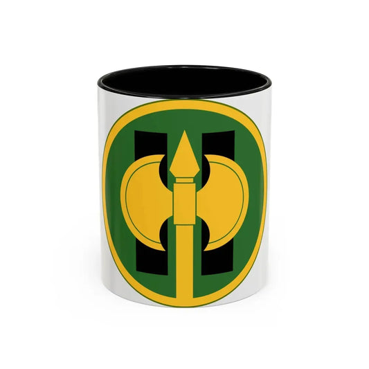 11th Military Police Brigade (U.S. Army) Accent Coffee Mug 11oz Black - Go Mug Yourself