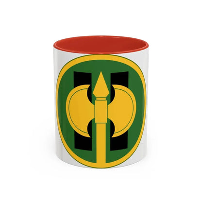 11th Military Police Brigade (U.S. Army) Accent Coffee Mug 11oz Red - Go Mug Yourself