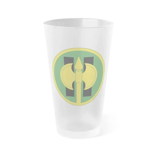 11th Military Police Brigade (U.S. Army) Frosted Pint Glass 16oz Default Title - Go Mug Yourself