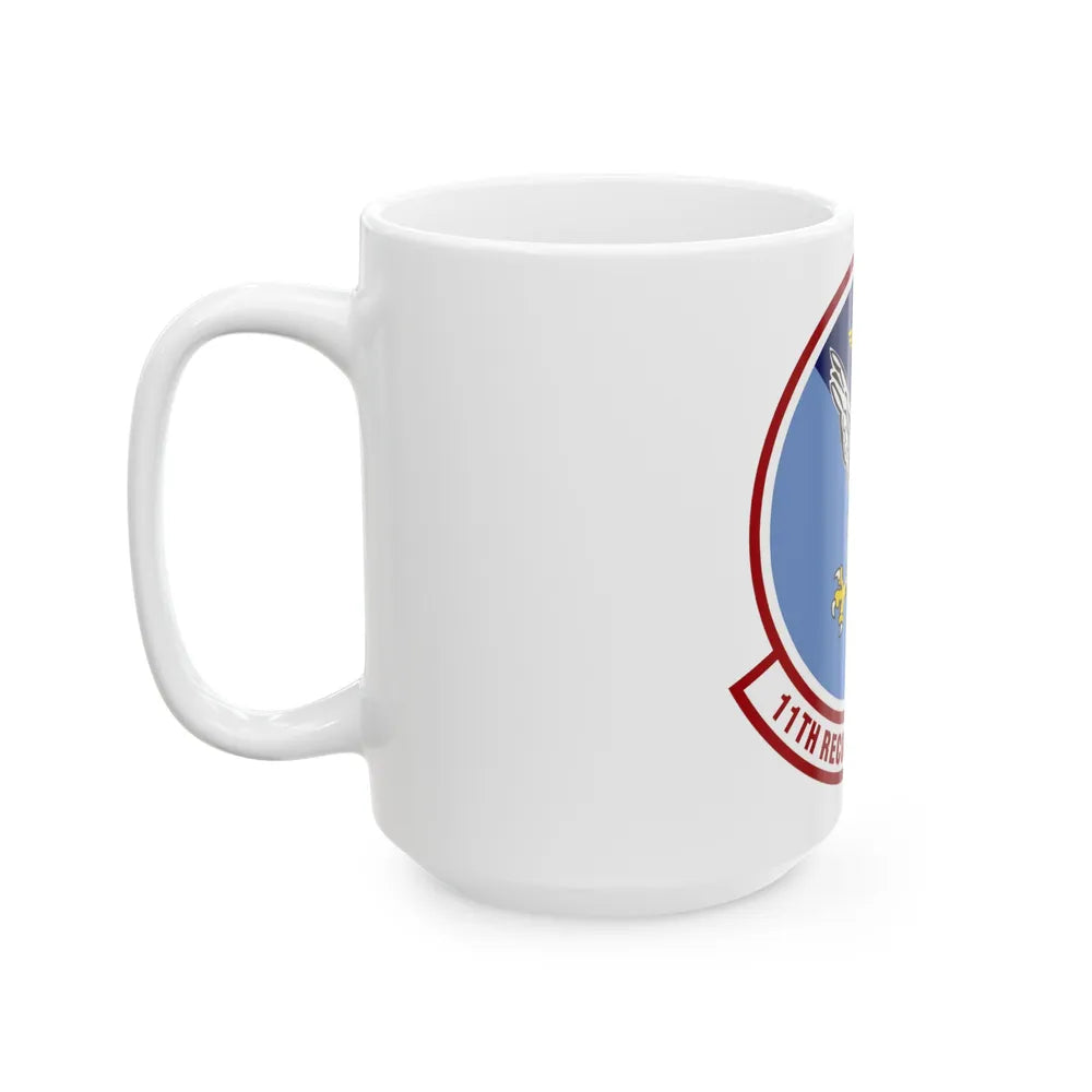 11th Reconnaissance Squadron (U.S. Air Force) White Coffee Mug-Go Mug Yourself