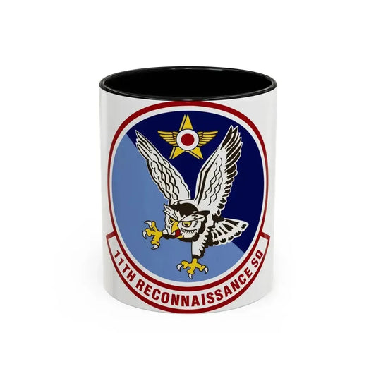 11th Reconnaissance Squadron (U.S. Air Force) Accent Coffee Mug 11oz Black - Go Mug Yourself