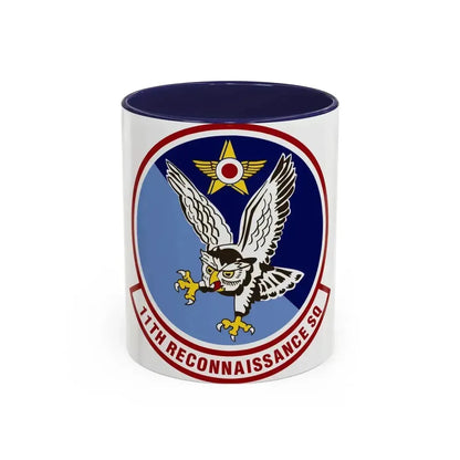 11th Reconnaissance Squadron (U.S. Air Force) Accent Coffee Mug 11oz Navy - Go Mug Yourself